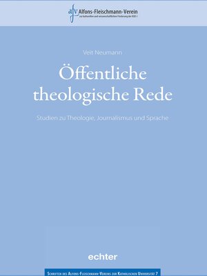 cover image of Öffentliche theologische Rede